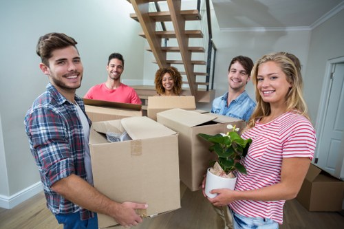 House removalists helping with a home move in Brent