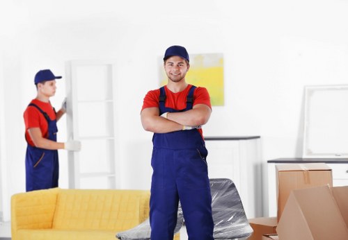 Careful packing and furniture handling during a Brent house move