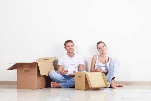Careful handling of fragile items and furniture during a Brent move