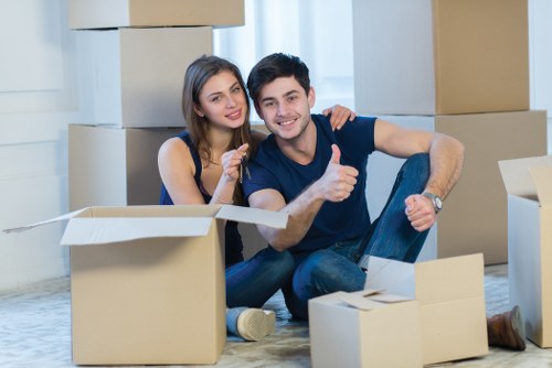 Commercial removals van serving Brent business premises