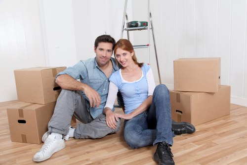 Man and van removals for a home move in Brent