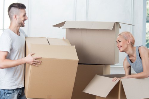 Local removals van service supporting a Brent house move