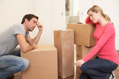 Delivery van supporting a home or office move in Brent