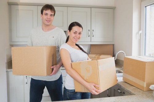 Loaded van ready for house and flat removals in Brent