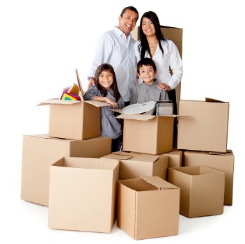 Van transport service handling boxes and household items in Brent
